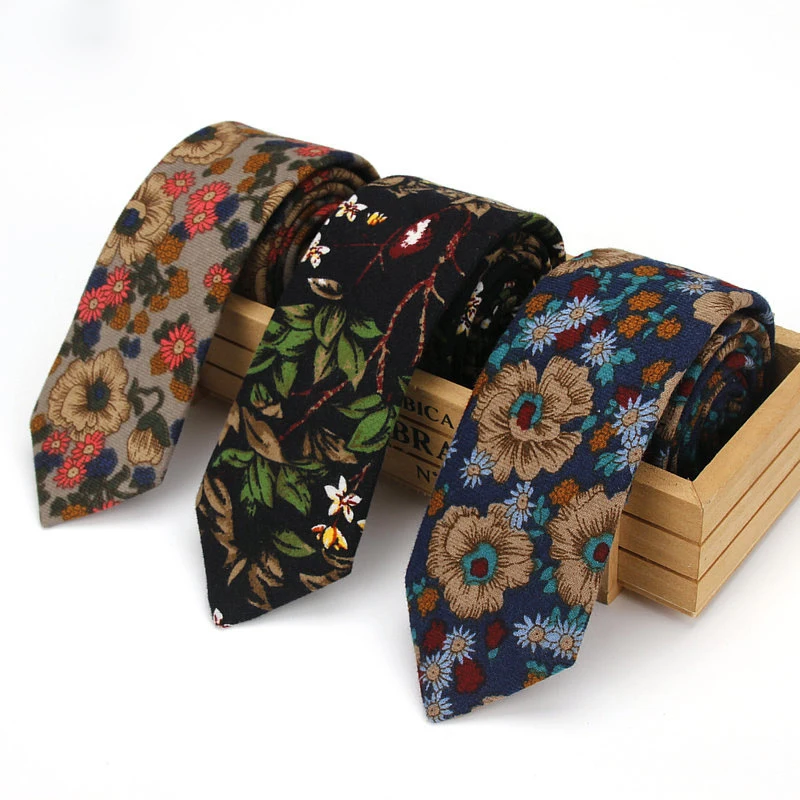 

Top Quality 100% Cotton Print Neckties To Match Shirts WIth Private Label