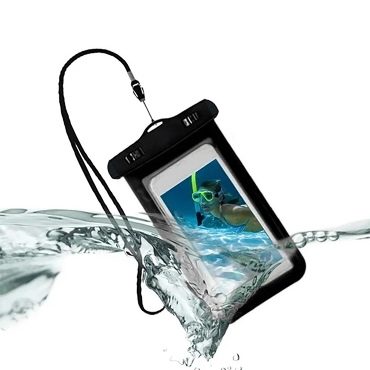 

Outdoor Travel Drifting Water Resistant Phone Holder Protective Bag Pouch Black