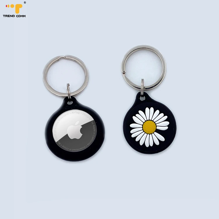 

2021 Newest For Apple Airtags Tracker Anti-Lost Shockproof For Airtags Silicone Protector, Black, blue,pink, red, white