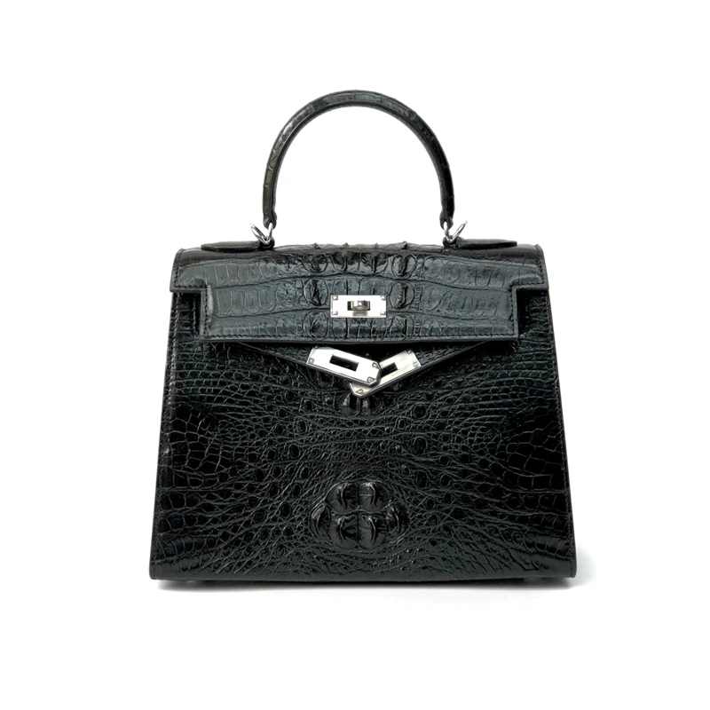 

2021fashion wholesale embossed High-end custom crocodile luxury purse ladies tote bag hotselling genuine leather Women's Handbag