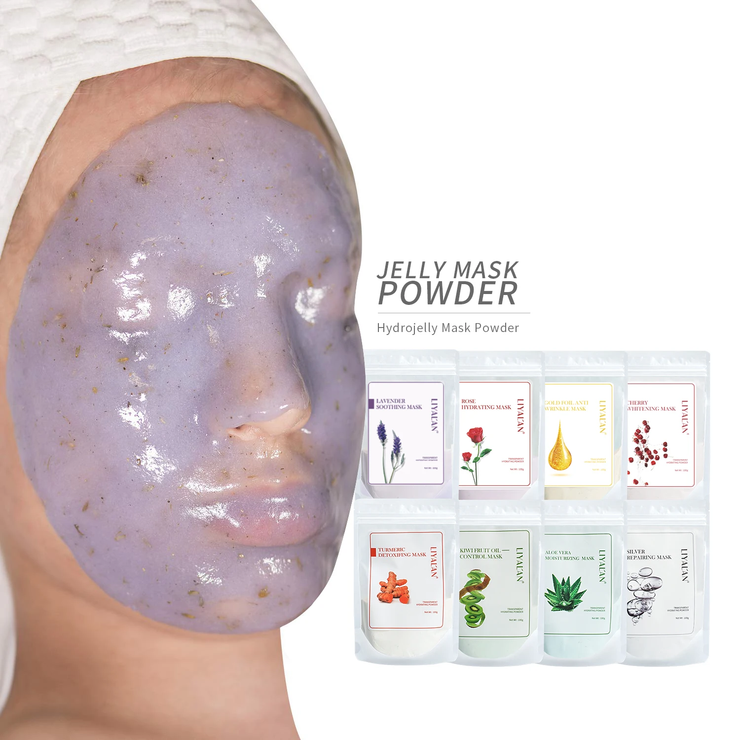

Private Label Face & Body Mask Collagen Pore Cleansing Peel Off Skin Care Korea Rubber Facial Jelly Mask Powder