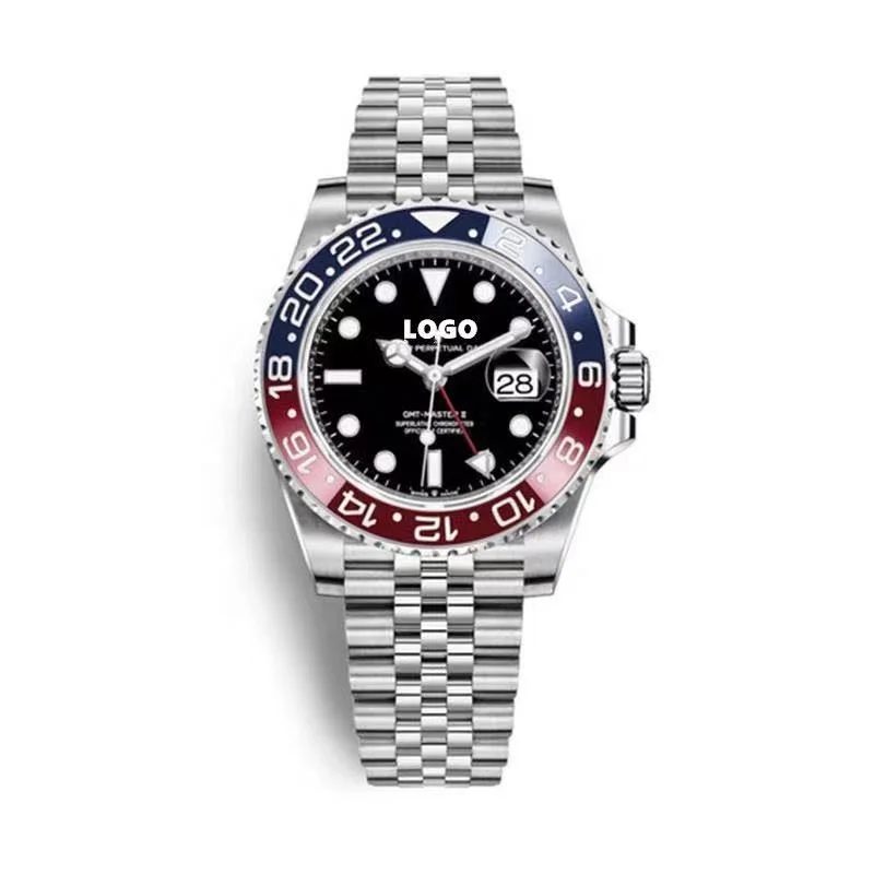 

Luxury Diver Super Watch NOOB factory 904L steel 126710BLRO ETA 3285 movement for men GMT Master watches Rolexables
