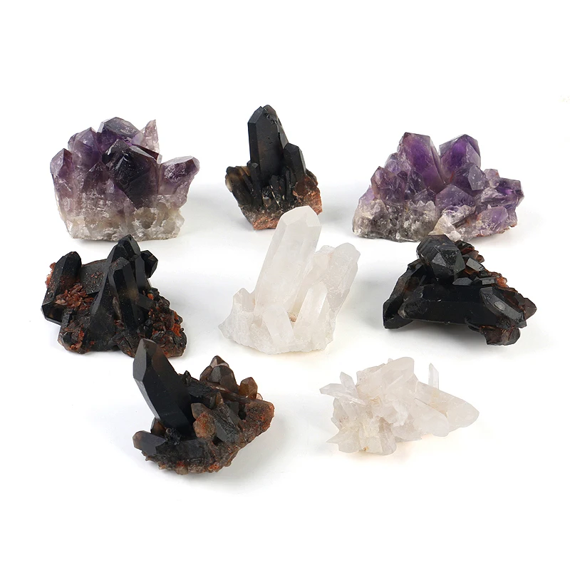 

Wholesale natural smoky quartz crystal cluster amethyst cluster