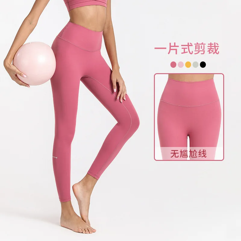

custom logo fitness yoga pants butt scrunch leggings high-waist sports tight stretch squat proof leggings for women, Customized colors