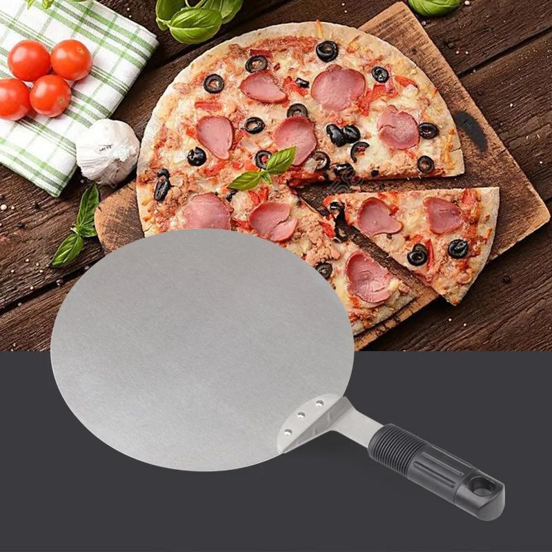 

Stainless steel pizza spatula shovel cake lifter with PP plastic handle