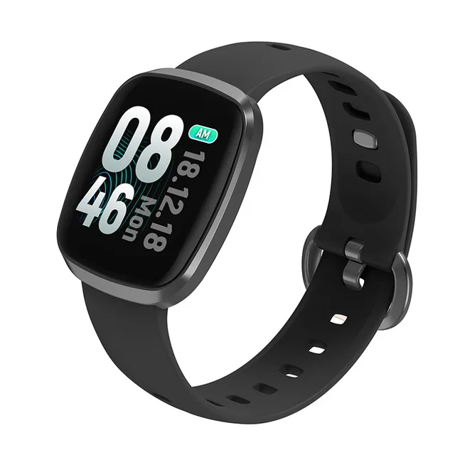 

2020 hot style smart watch GT105 heart rate blood pressure BLE waterproof Amazon android for Apple Watch customized material, Black white