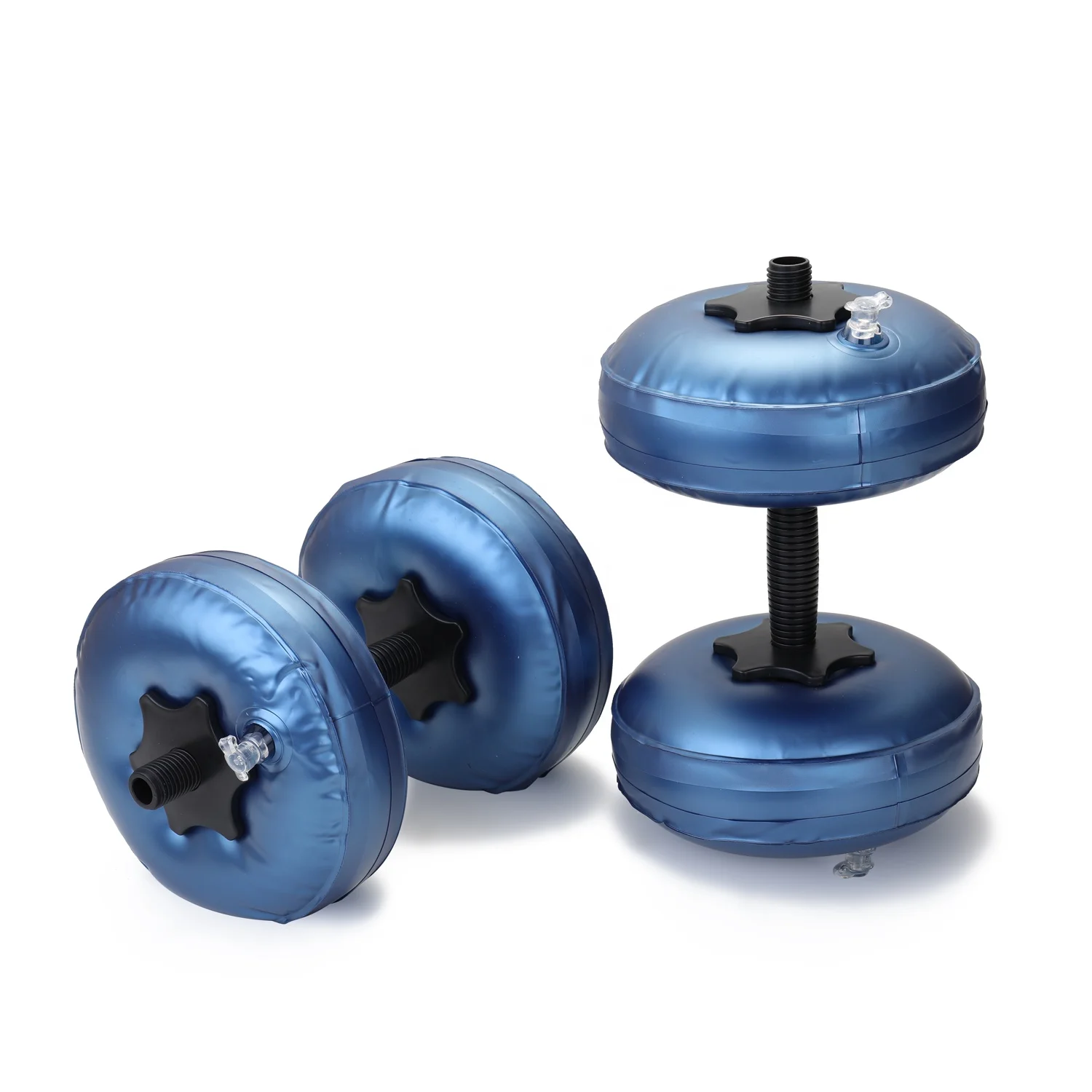 

Gym Home Bodybuilding Water-filled Dumbbell 2-10kg free Weights Adjustable Dumbbell Set Workout Exercise Fitness Equipment, Blue