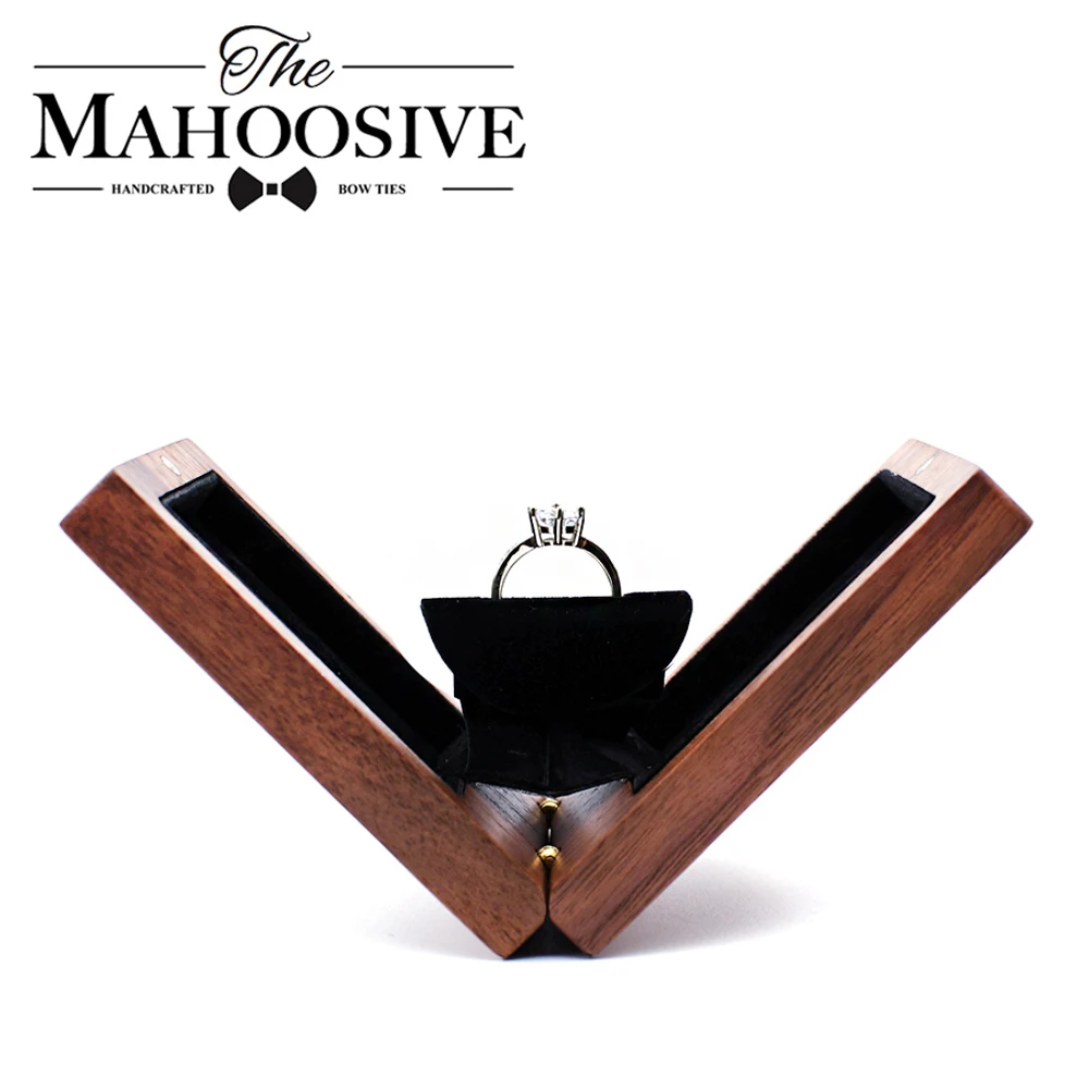 

Rustic Wedding Ring Bearer Box Personalized Proposal Engagement Courtship Ring Box Customized Gifts Wooden holder box