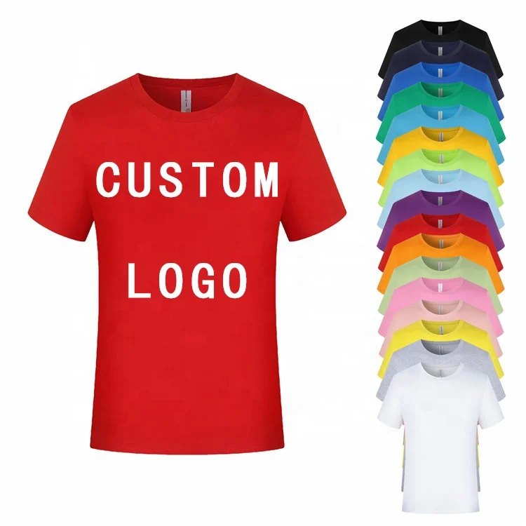 

wholesale screen print 100% combed cotton tshirt plus size t shirts free design women t-shirts custom printing men t shirt