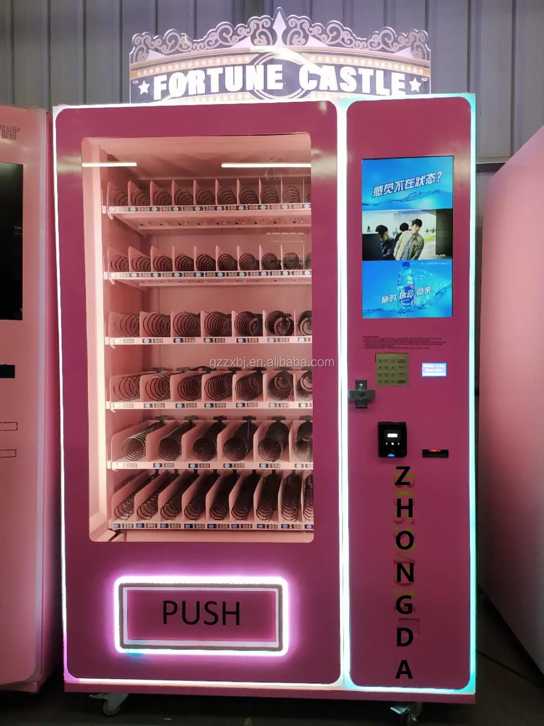 Custom Vending Machine Machine With 22 Inch Lcd Display Screen - Buy