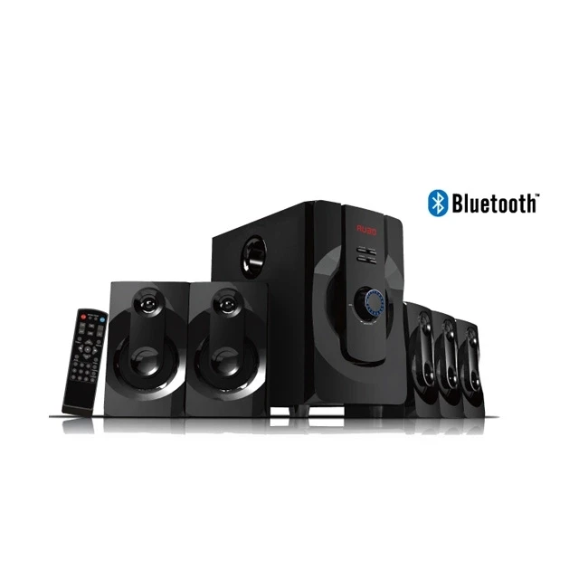 

SATE(AS-595BL) HDM I ARC 5.1 Optical in put BT NO MOQ accept small order factory home theatre system theater Speaker, Black