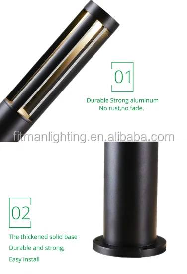 10w LED景观花园灯户外防水装饰通道别墅花园照明护柱灯