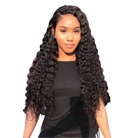 

130% 150% 180% Pelucas Cuticle Aligned Pre-plucked Brazilian Virgin Human Hair Swiss Front Straight Curly Wave 13X4 Lace Wigs