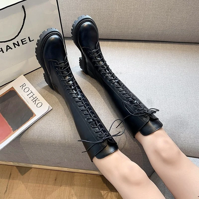 

Boots Women 2021 fashion over the Knee leather thigh High Sexy Women Shoes Long Bota Feminina zapatos de mujer ladies boots shoe