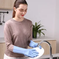 

Customized supplier various type kitchen silicone household cleaning gloves