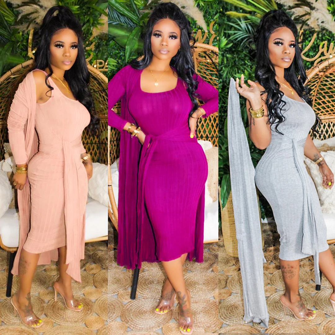 

Wholesale elegant vintage tight dresses casual summer for women woman dresses, 3 colors