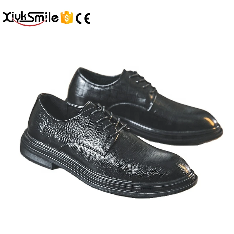 

Customizable Business Dress Leather Shoes Men's Breathable dress shoes casual