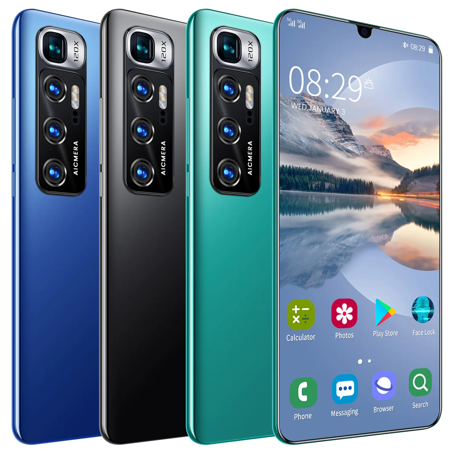 

New Touch Android phone M11 Pro Cross-border Wish Popular Foreign Trade smartphone 6.28" Large screen mobile phone