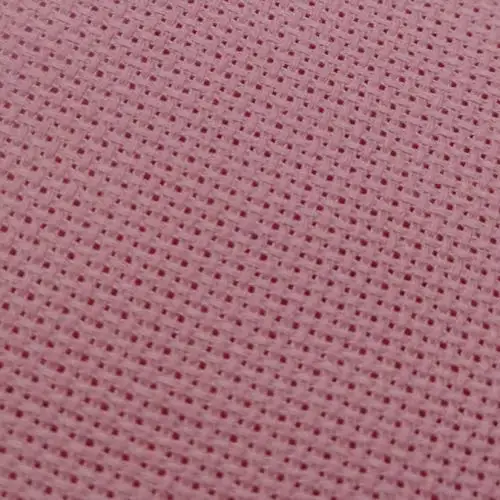 

10M pink 18CT Counted Cotton Aida Cloth Cross Stitch Fabric (Dusty Rose vy it)