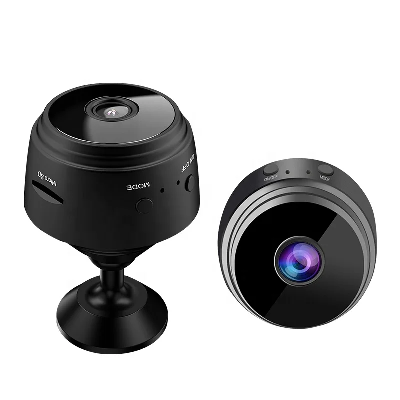 

Wifi Mini A9 Camera Outdoor Night Version Voice Video Recorder Security HD1080P Wireless Mini Camcorders Micro Webcam Camcorder, Black