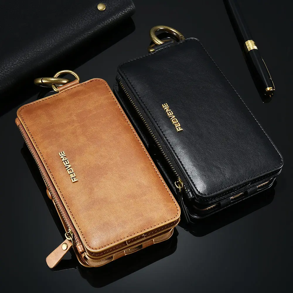 

Free Shipping 1 Sample FLOVEME Mobile Phone Bag For iPhone Cell Phone Wallet Bag Leather Purse Mobile Phone Accessaries