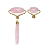 Ancient princess beauty secret screw frame jade roller pink DIY with crystal handle and replaceable head