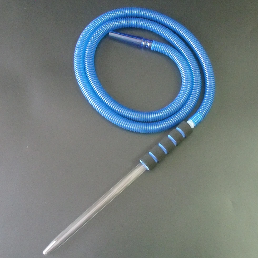 Hookah Accessories Plastic Shisha Pipe Glass Handle Colorful Disposable