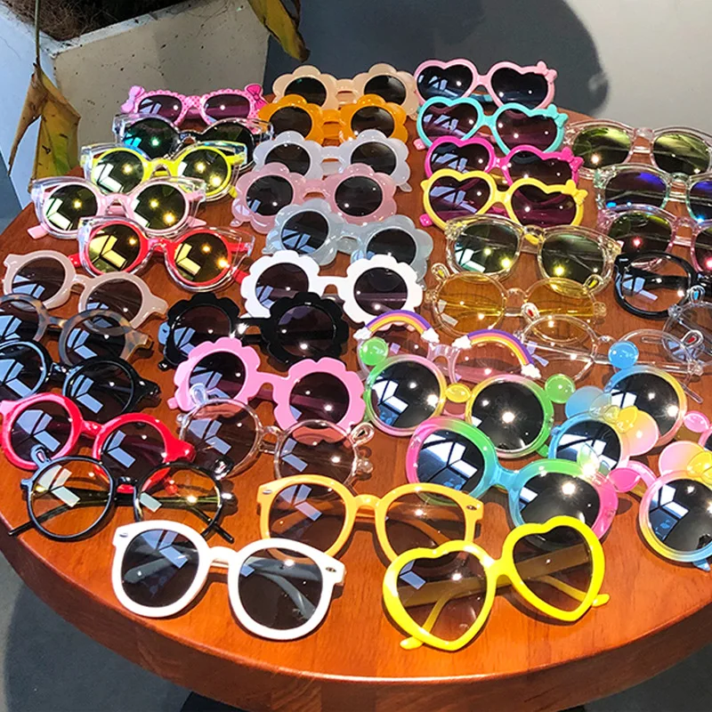 

Fashion UV-proof Boys Girls Baby Cartoon Toys Sunshade Glasses Children kids shades sunglasses