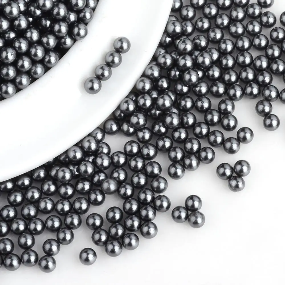 

PandaHall 8mm Round SlateGray No Hole Imitation Pearl Acrylic Beads