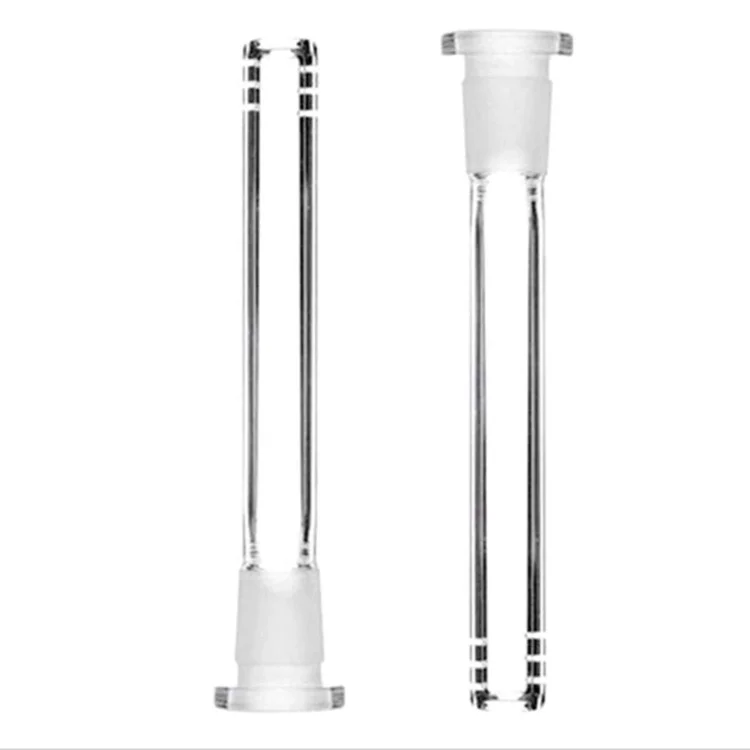 

Cross-border hot-selling 10cm 12cm 14cm straight tube plunger glass pipe smoking set accessories