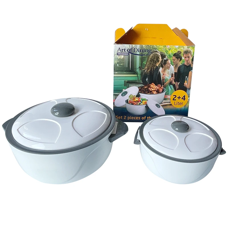

Hot Sale Keep Warm Thermo Container white food warm storage, White+blue+red