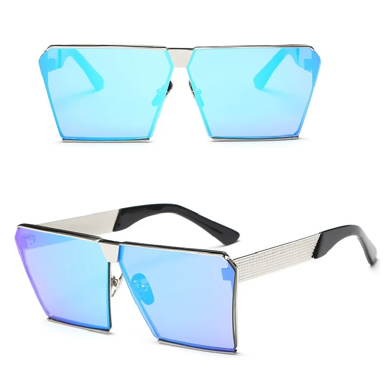 

Custom Logo Colored New Uv Trending Wholsale Luxury Square Personalized China Promotion Oversized Sunglasses, Multi colors