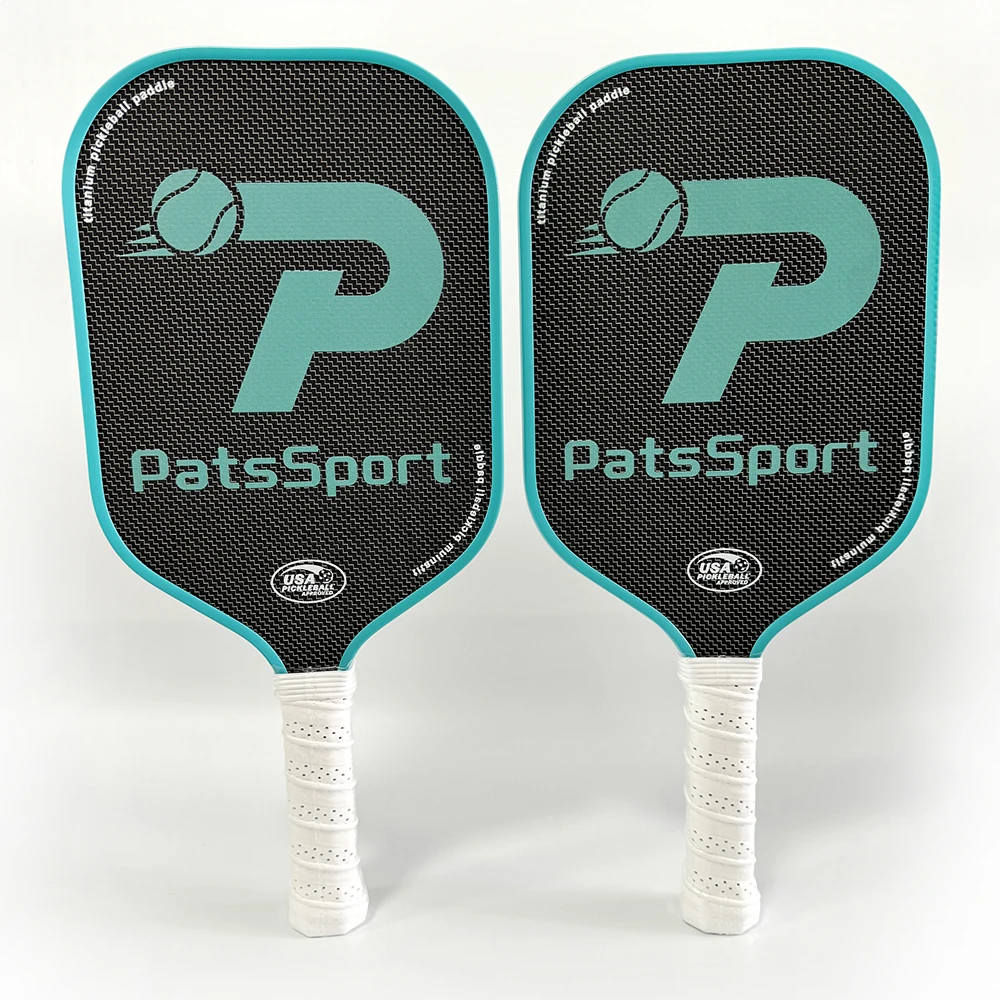 2024 USAPA Standard Professional Premium Thermoformed Carbon Fiber Titanium Honeycomb Silver Pickleball Paddle Rackets Hot