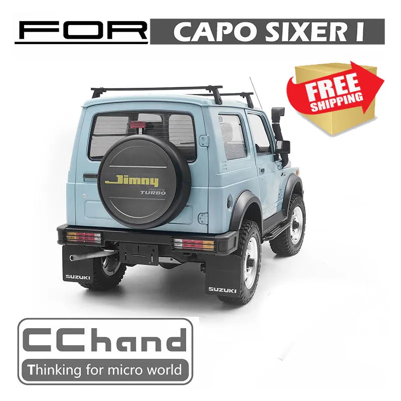 

RC Parts Capo SIXER 1:6 Samurai Metal spare tire cover bag box rc car option spare parts