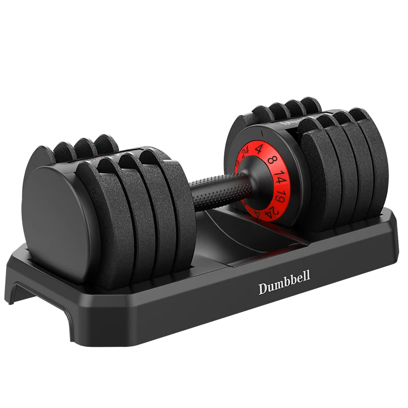 

Hot Sale 40kg Adjustable dumbbells stand dumbbell set