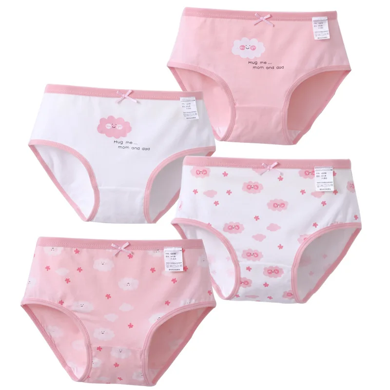 

BKD High quality Soft cotton little kids panties custom pattern teenage girls underwear