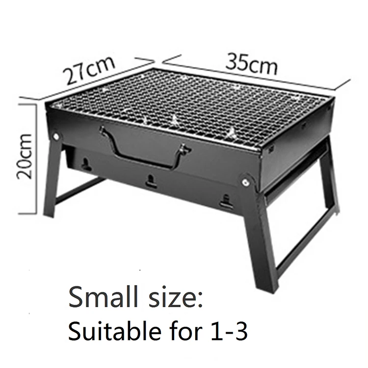 

Outdoor Portable Barbecue Grills Folding Weber Stove Mini Charcoal Grill Bbq, Black/customizable