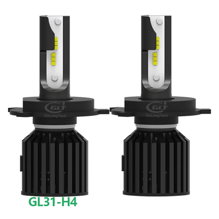 free shipping GL31 the brightest Car  bulb socket  h1 h3 h8 9006 9005 h11 h7 bulb h4 auto led headlight