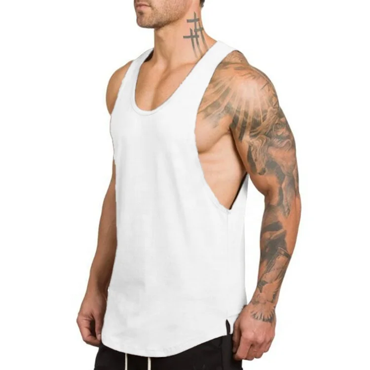 

China Supplier customize sports fitness gym tank top men fitness custom vests, Customized color