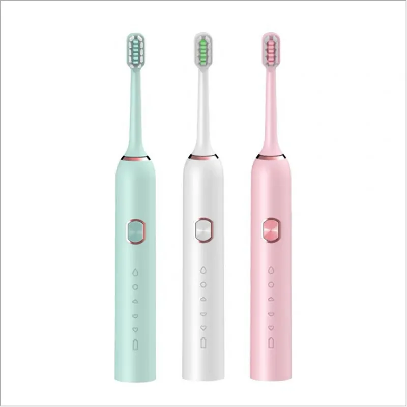 

IPX7 USB Rechargeable Electric Toothbrush Cepillo De Dientes Nano Teeth Whitening Tooth Brush Escova De Dente Sonic Toothbrush