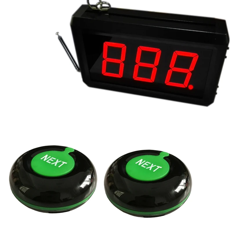 

Hot Sale Queue ticketing Calling System With Next Control Button Can Add The Number One by One And K-302 Display