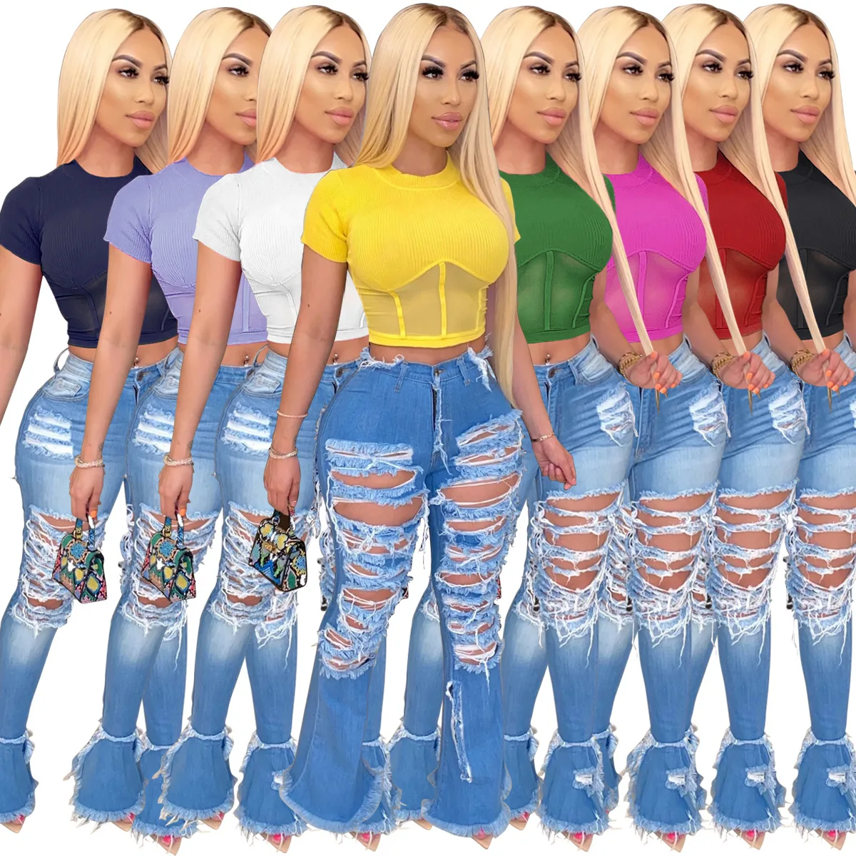 

Summer New Crop Tops T-shirts Women Clothing Sexy Ladies T Shirt Womens Tops Blouse