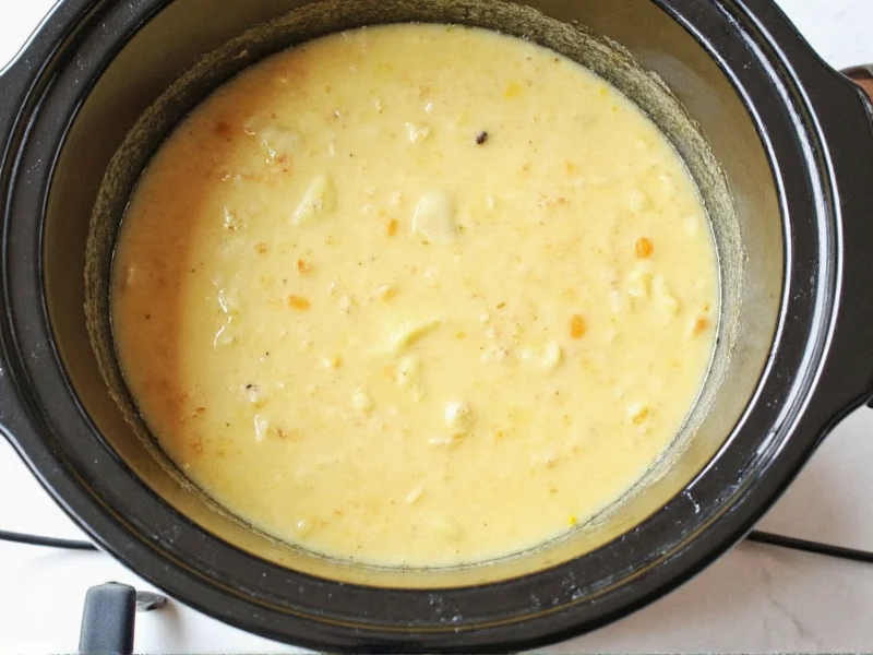 Easy Potato Soup in Crock Pot: Simple 5-Ingredient Recipe