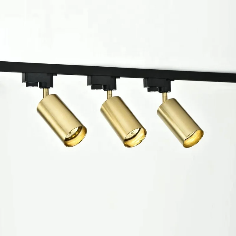 modern fashion  track light  10w led rotating luxurious style golden