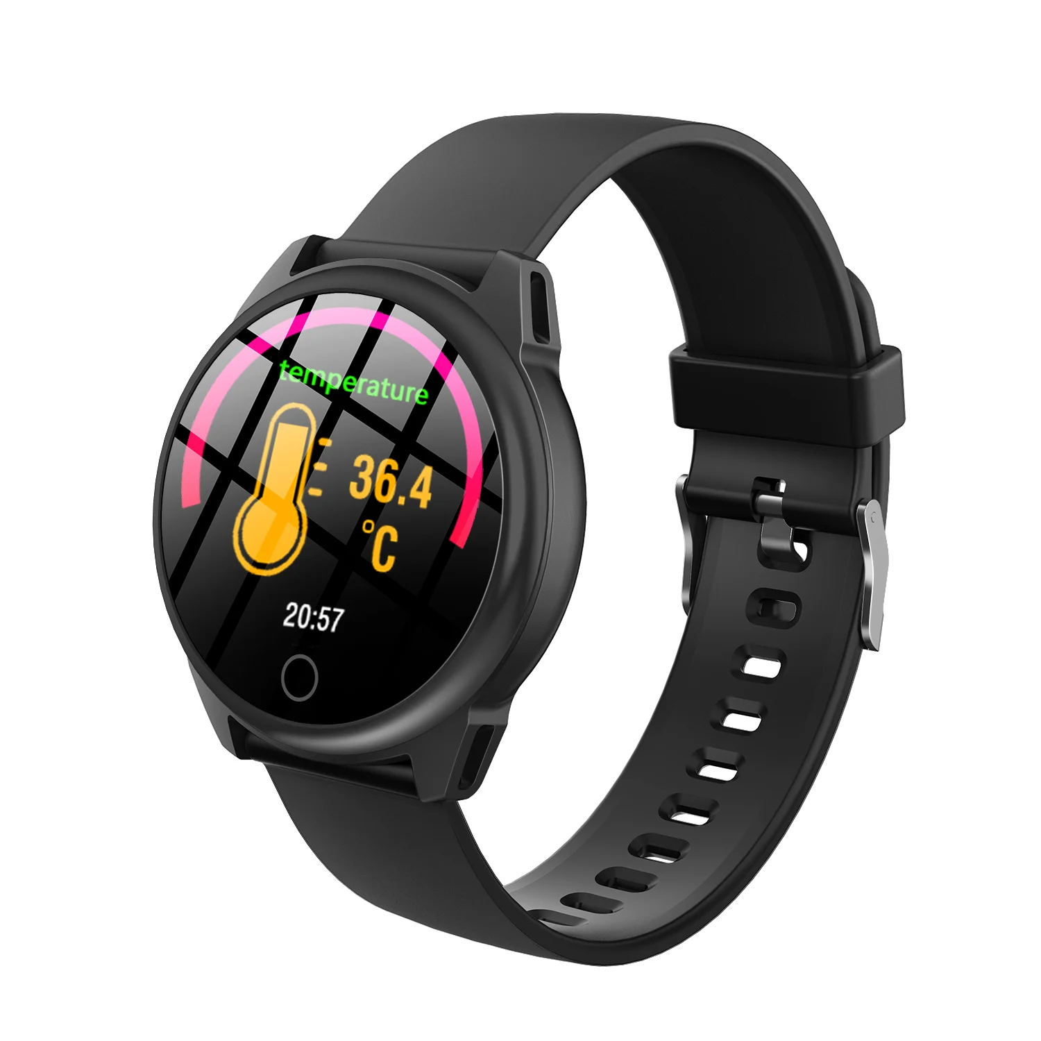 

Temperature watch H23 blood pressure heart rate and electrocardiogram body temperature Provide the SDK/API fitness bands