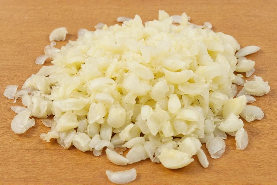 minced garlic to clove