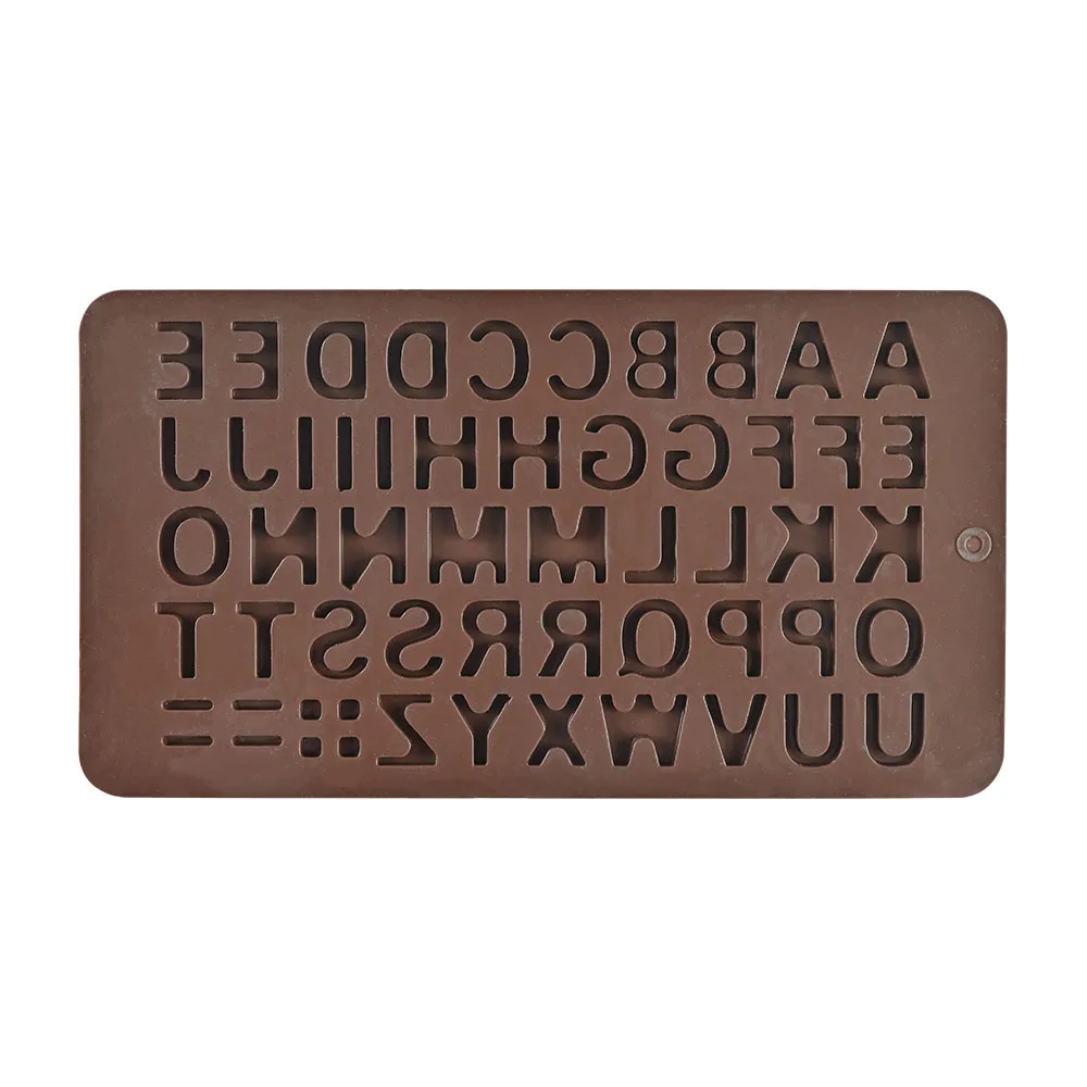 

58 grid Qq Sugar Baking Cake Decoration Moldede Silicon Mini Capital Letter Chocolate Mold