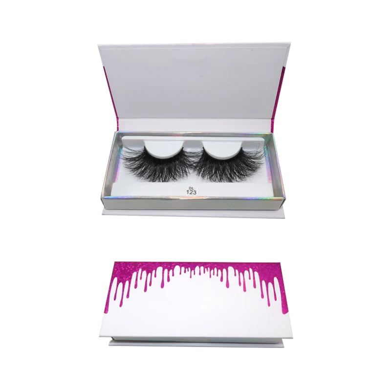 

100% handmade exquisite 25mm mink eyelashes, Natural color