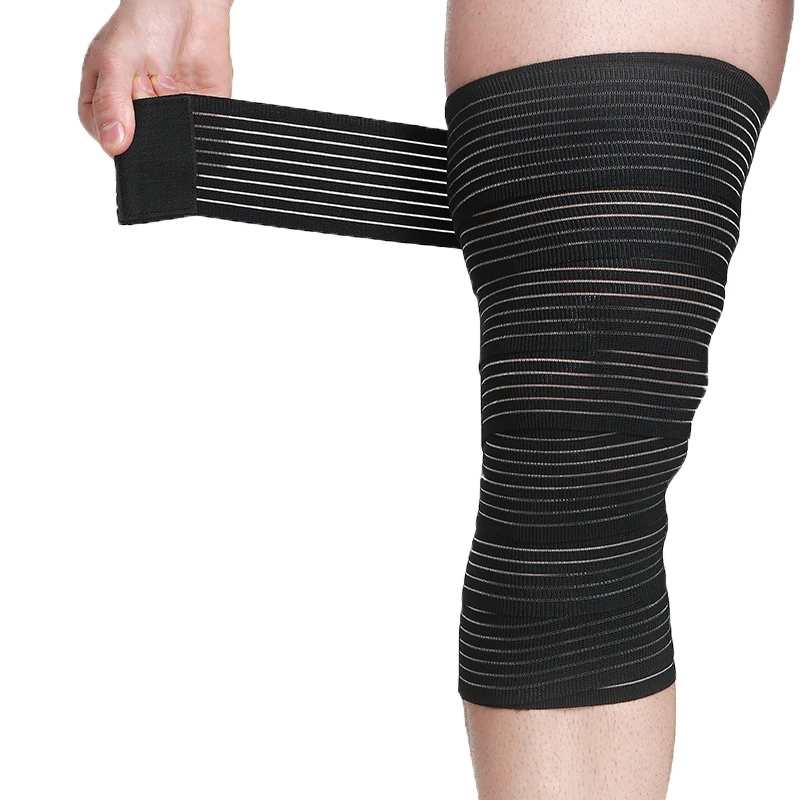 

Nylon kneepad elastic kneepad to keep warm exercise kneepad, Black