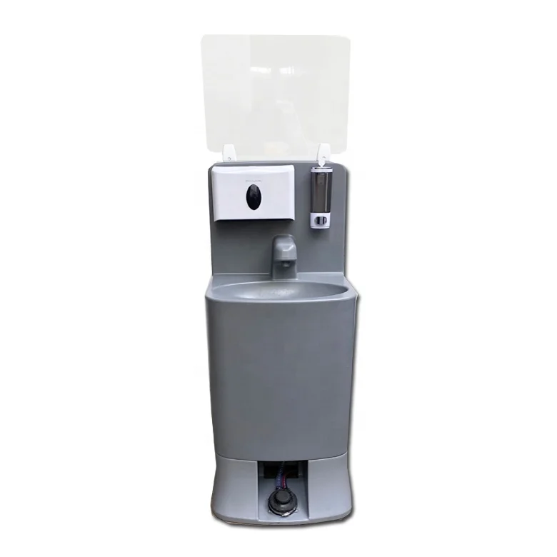 Low Cost Light Weight Large Capacity Comes With Water Storage Tank Plastic Mobile Outdoor Hand Wash Station